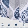 LunaLulinlk Shower Curtain Blue Shower Curtain - 2 of 4