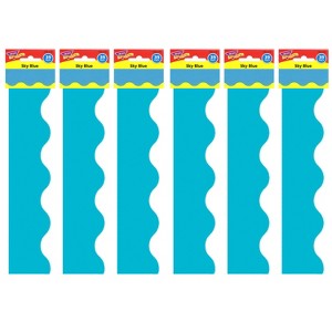 TREND Sky Blue Terrific Trimmers®, 39 Feet Per Pack, 6 Packs - 1 of 3