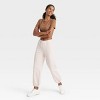 Women's Fleece Mid-Rise Cinched Jogger Sweatpants - JoyLab™ - image 3 of 3