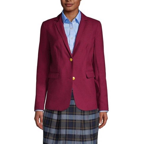 Lands' End School Uniform Women's Hopsack Blazer - image 1 of 2