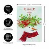 Evergreen All is Merry and Bright Suede Garden Flag 12 x 18 Inches Indoor Outdoor Decor - 4 of 4
