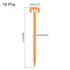 Unique Bargains Tent Stakes Spiral Ground Pegs for Outdoor Canopy - 2 of 4