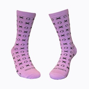 Hugs and Kisses (xoxo) Love Patterned Socks from the Sock Panda (Men's or Women's Sizes) - 1 of 3