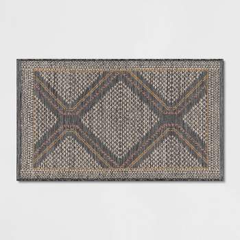 2'3"x3'9" Washable Tapestry Accent Rug Gray - Threshold™