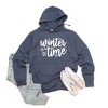 Simply Sage Market Women's Graphic Hoodie Winter Time Snowflakes - 2 of 2
