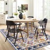 Washable Rug Boho Distressed Rug Stain Resistant Moroccan Accent Carpet - 2 of 4