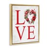 Stupell Industries Love with Heart Wreath, 21" x 17" - 3 of 4