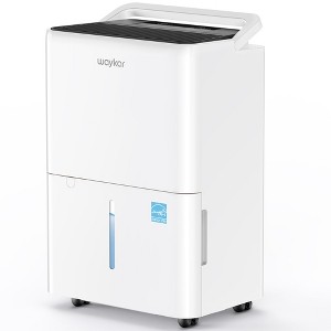 Waykar ENERGY STAR Dehumidifier Series | 30-150 Pints | Covers 5,000-7,500 Sq. Ft | Smart Controls, Auto Swing & Auto Defrosting - 1 of 4
