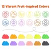 Ohuhu Stamper Washable Markers for Kids 12 Colors Water-based Dual Tips Stamp & Broad Line Tip Kids Markers Coloring Markers - Kainani - 4 of 4