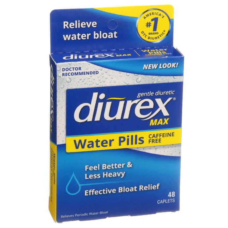 Diurex Max Diuretic Water Pills - 48ct, 3 of 7