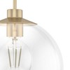 Xidane 14" Pendant Light Metal Alturas Gold Finish 1-Bulb Dimmable Indoor Glam Fixture - 2 of 4