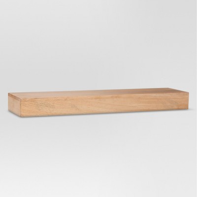 target wood floating shelves