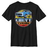 Boy's General Motors Chevy Camaro SS Retro Cruising Circle T-Shirt