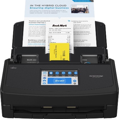 Fujitsu ScanSnap iX1600 Versatile Cloud Enabled Document Scanner for Mac and PC, Black (PA03770-B635)