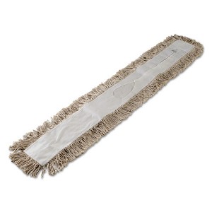 Boardwalk Mop Head, Dust, Cotton, 48 x 3, White - 1 of 3