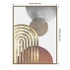 Amanti Art Composition lines and circles 2 by Vitor Costa Framed Canvas Wall Art - 4 of 4