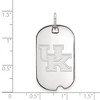 Black Bow Jewelry 10k White Gold Kentucky Wildcats NCAA Pendant - 2 of 3