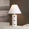 Flavie Table Lamp - 26.5 Inch Height - TBL4564 - White/Gold - Safavieh - 4 of 4