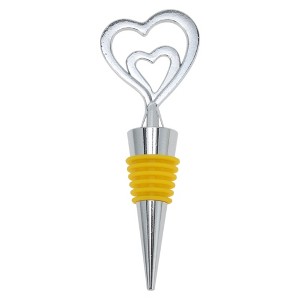 Unique Bargains Double Heart Stopper Aluminum Alloy TPE 4.37"x1.89"x0.79" 1 Pc - 1 of 3