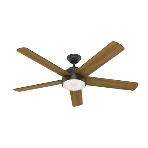 60 Led Romulus Wifi Ceiling Fan With Remote Includes Light Bulb Hunter Target - What Bulb Do Ceiling Fans Use