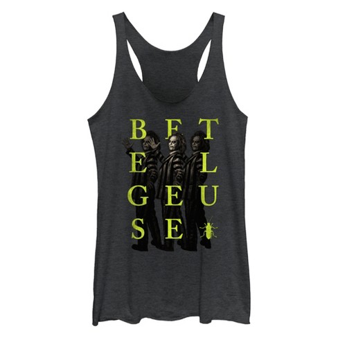 Women's Beetlejuice Beetlejuice Distressed Pose Racerback Tank Top - image 1 of 4