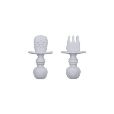 Bumkins Silicone Chewtensils - Gray