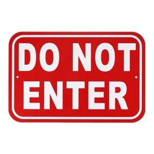 Unique Bargains Waterproof Reflective Do Not Enter Sign 1 Pc - 1 of 4