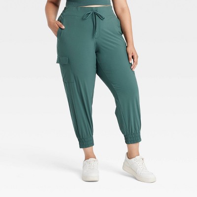 All In Motion Women's Flex Woven Cargo Joggers UPF 50+ Sports Quick - Picture 9 of 33