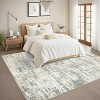 Modern Abstarct Area Rug Washable Rug Stain Resistant Throw Carpet Non Shedding Low Pile Folding Floor Cover with Non-Slip Backing - 2 of 4