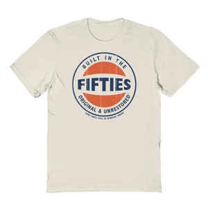 Original and Unrestored Men's Iconic Fifties Short Sleeve Graphic Cotton T-Shirt - 1 of 1