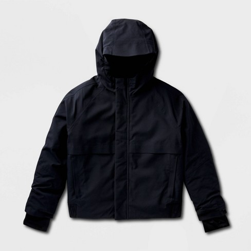 Boys' Rain Jacket - All in Motion Black M 