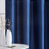 HLC.ME Jefferson Faux Silk Semi Sheer Light Filtering Microfiber Lined Grommet Lightweight Window Curtains, 2 Panels - 4 of 4