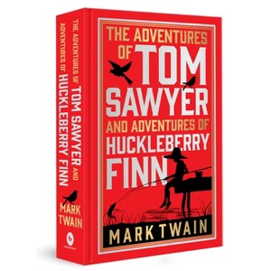 The Adventures of Tom Sawyer & Adventures of Huckleberry Finn - by  Mark Twain (Hardcover) - 1 of 1