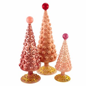 Cody Foster 16.0 Inch Midcentury Modern Hobnail Tree Set Christmas Decorative Tree Set , Easter, Varying Heights: 16.0, 12.5, 9.75 Inches (3PC) - 1 of 4