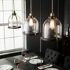 Quorum Lighting Banded Dome 1 - Light Pendant in  Aged Brass/Oiled Bronze - 2 of 3