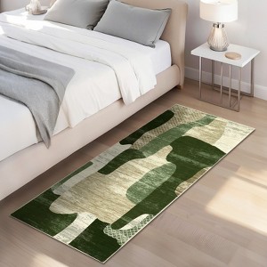 Modern Abstract Indoor Area Rug Low Pile Non Slip Soft Carpet For Living Room Bedroom Washable Foldable Rugs Office Rome Decor - 1 of 4