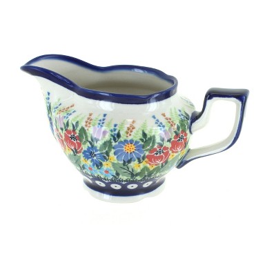 Blue Rose Polish Pottery Summer Daze Gravy Boat