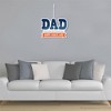Big Dot of Happiness Happy Father's Day - Hanging Porch We Love Dad Party Outdoor Decorations - Front Door Decor - 1 Piece Sign - 3 of 4