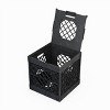 UbeCube 3pk Decorative Storage Bins Black: Polypropylene Square Container Set, 13.5" Dimensions, Spot Clean - 2 of 4