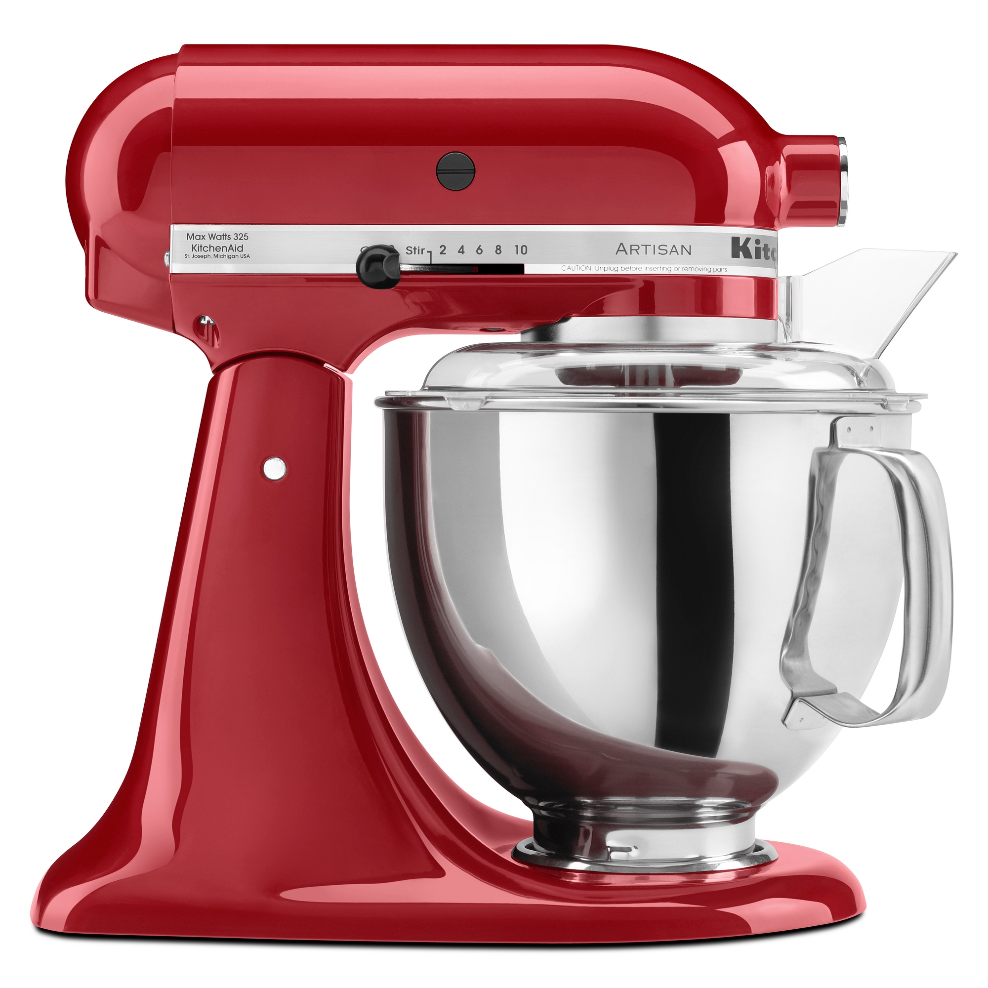 KitchenAid Artisan Series 5qt Tilt-Head Stand Mixer - Empire Red KSM150: 10 Speeds, Metal, Dishwasher-Safe, 325 Watts
