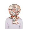 Anna-Kaci Women Silk Bonnet for Sleeping Satin Hair Bonnet with Floral Print and Long Tie Band - 4 of 4