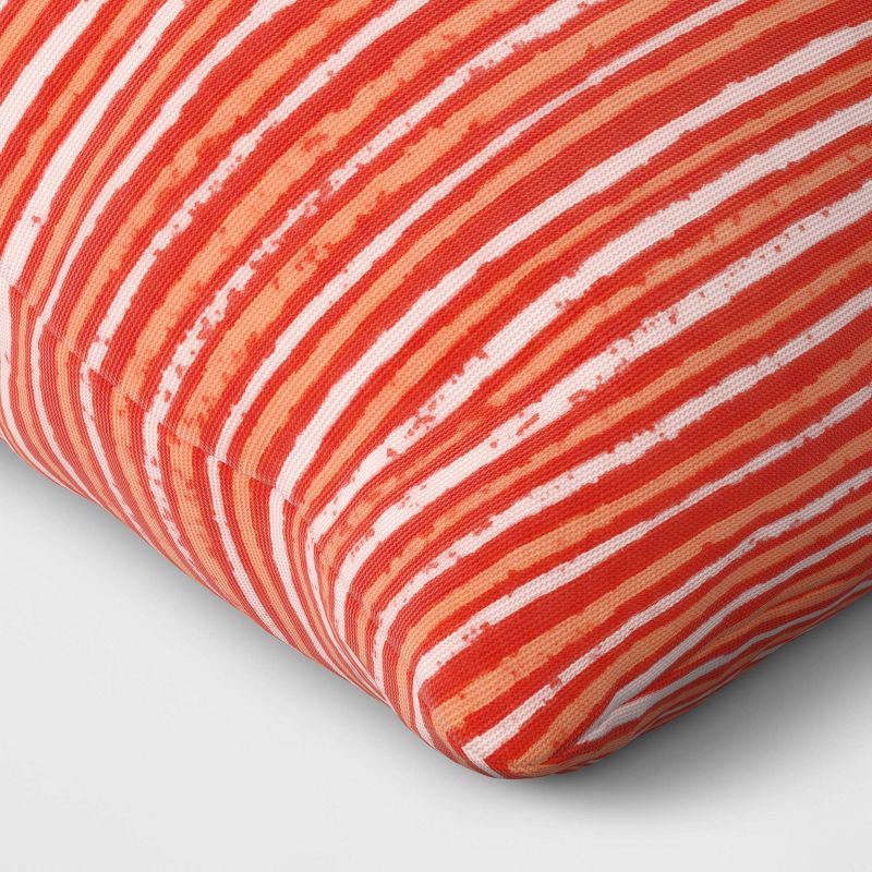 15"x15" Striped Square Outdoor Throw Pillow - Room Essentials™, 5 of 8