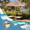 Tangkula 7.2FT Patio Hawaiian Style Hula Beach Umbrella Tropical Umbrella w/ Tilt - 4 of 4