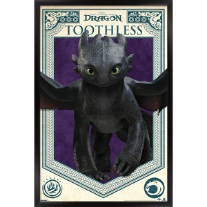Trends International How To Train Your Dragon (2025) - Toothless Framed Wall Poster Prints - 1 of 4