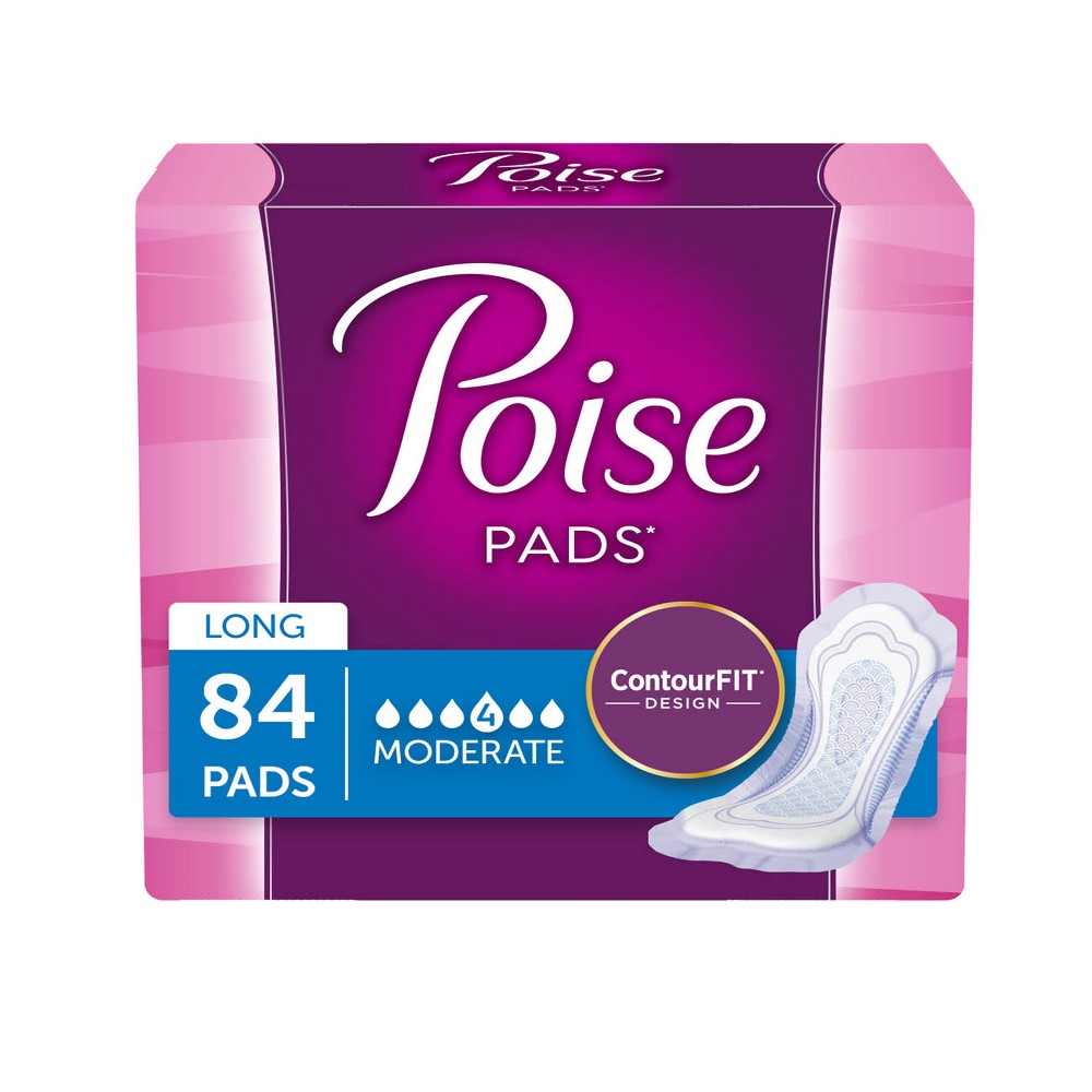 UPC 036000341027 product image for Poise Incontinence Pads - Moderate Absorbency - Long - 84ct | upcitemdb.com