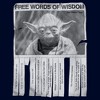 Mens Star Wars Yoda Free Words of Wisdom Lightweight Hoodie - 2 of 4