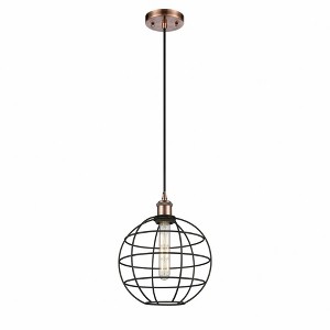 Lake Placid - 1 Light Cord Hung Pendant In Industrial Style-12.5 Inches Tall and 10 Inches Wide - 1 of 1