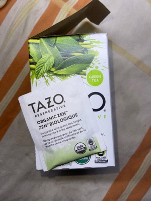 Tazo Organic Peachy Green Tea - 20ct : Target