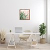 Stupell Industries Green Succulent Plant Leaves Black Framed Floater Canvas Wall Art - 2 of 4