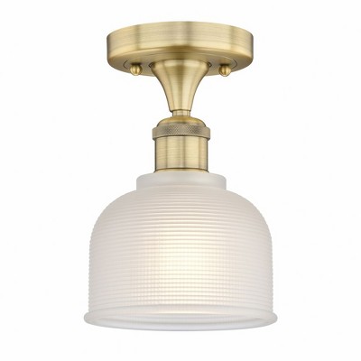 Dayton - 1 Light Semi-Flush Mount In Industrial Style-9.25 Inches Tall and 5.5 Inches Wide